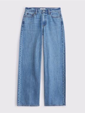 Abercrombie & Fitch Light Blue Ultra Loose Low Rise Jeans